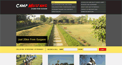 Desktop Screenshot of campmustang.com